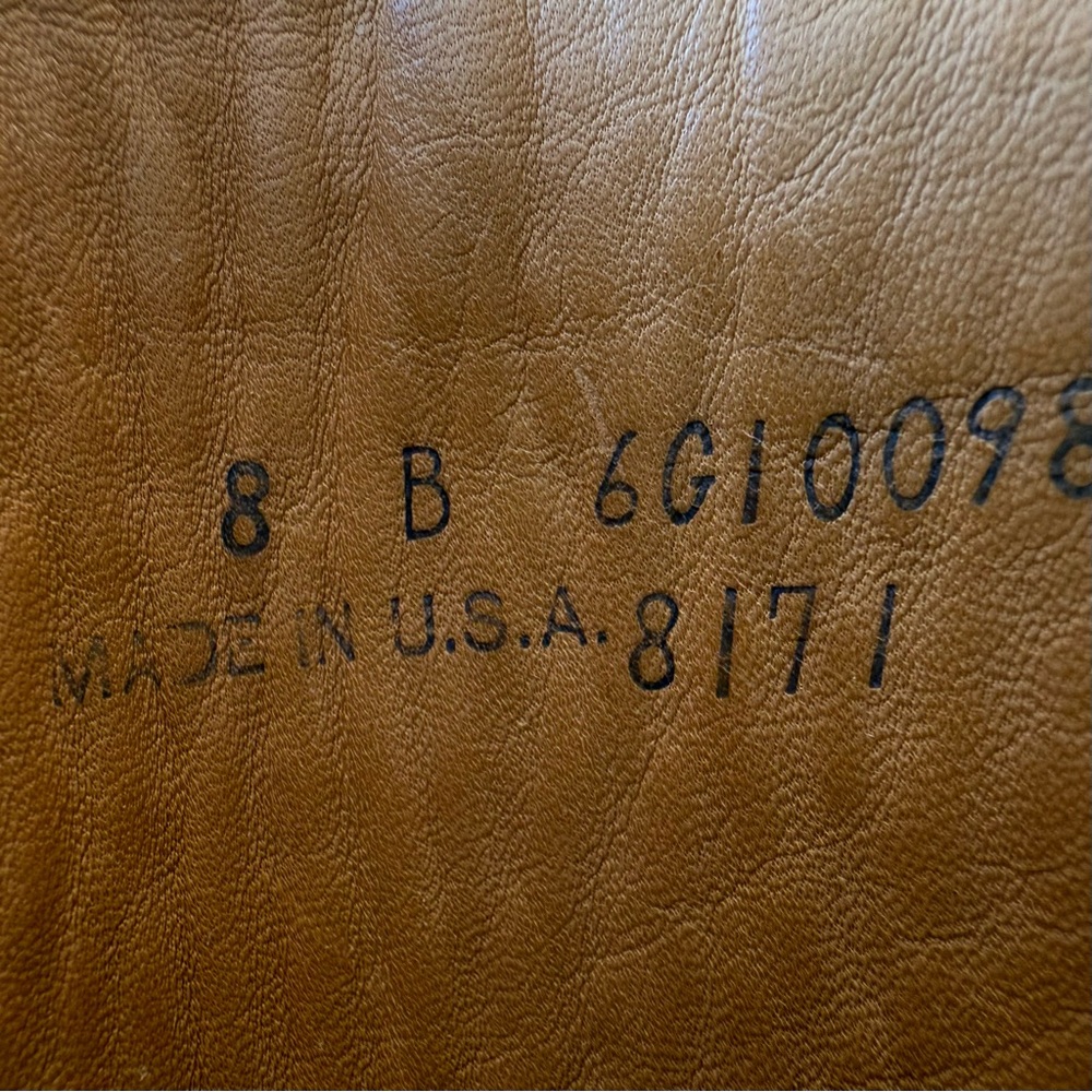 Authentic Vintage 1970’s Frye Black Label Campus Boot with Deer Head Stitching - Picture 16 of 16